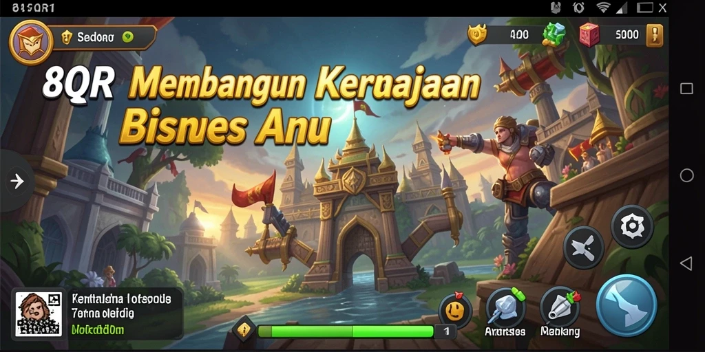 Gameplay menarik dalam 8QR dengan berbagai pilihan strategi Tycoon.