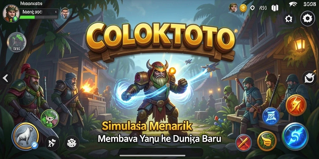 Tampilan gameplay COLOKTOTO dengan interaksi pemain yang dinamis.