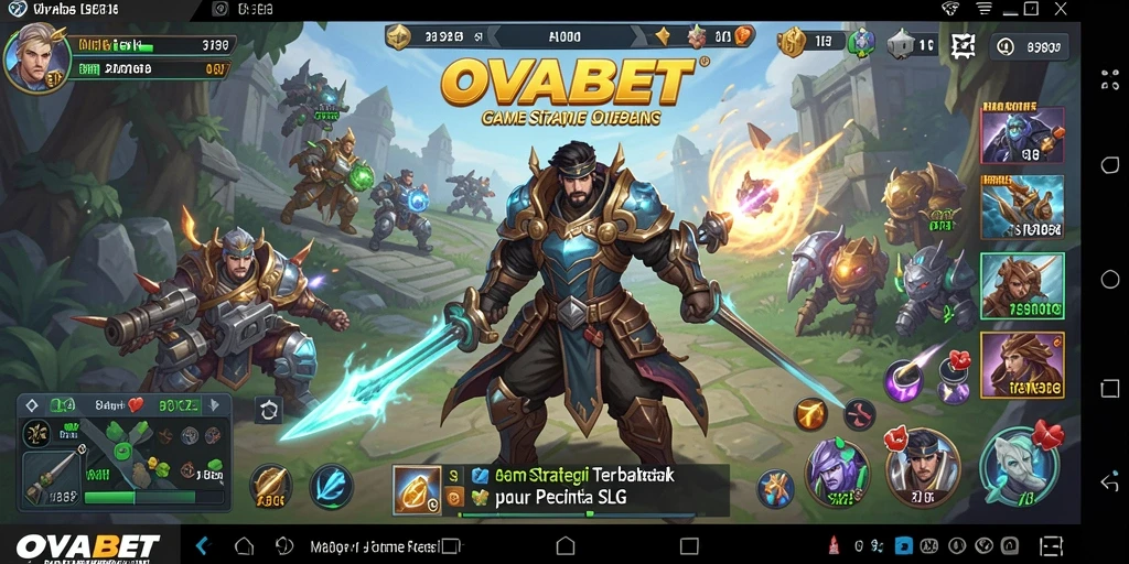 Tampilan gameplay OVABET yang mendebarkan dan strategis.